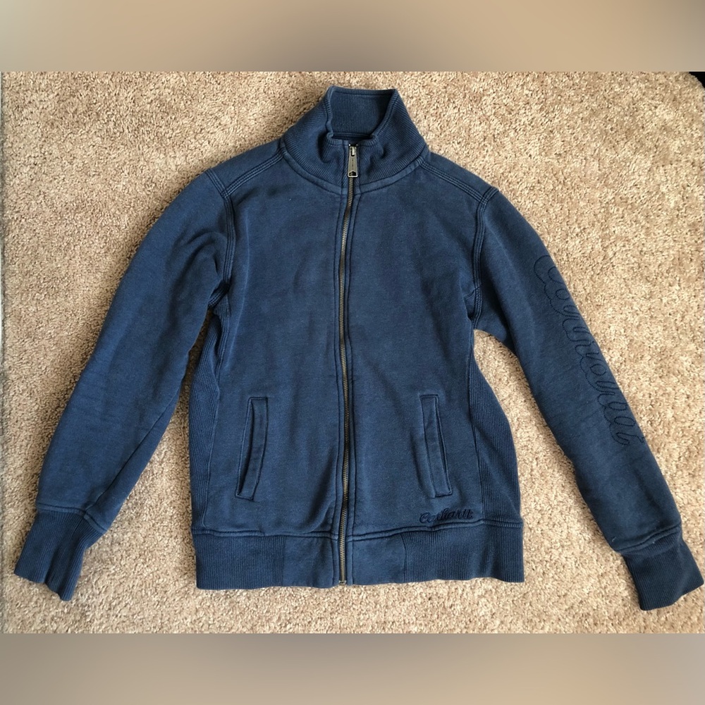 Carhartt Womens Sweater Blue Medium